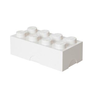 Box na svačinu 10 x 20 x 7, 5 cm, více variant - LEGO Barva: bílá obraz
