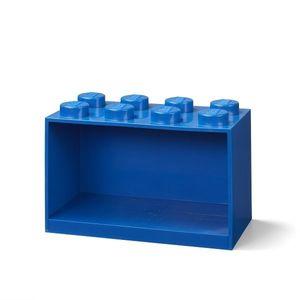 Brick 8 závěsná police, více variant - LEGO Barva: modrá obraz