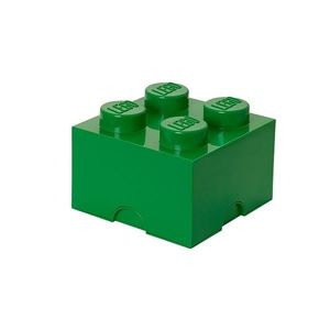 Úložný box 4, více variant - LEGO Barva: tmavě zelená obraz