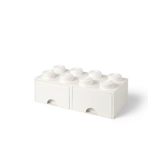 Úložný box 8 s šuplíky, více variant - LEGO Barva: bílá obraz