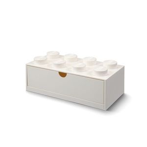 Stolní box 8 se zásuvkou, více variant - LEGO Barva: bílá obraz