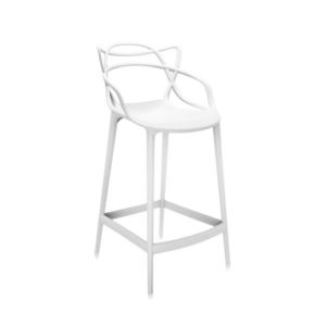Barová židle Masters, v. 65 cm, více barev - Kartell Barva: bílá obraz