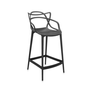 Barová židle Masters, v. 65 cm, více barev - Kartell Barva: černá obraz