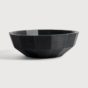 Mahagonová mísa Black Striped bowl - Ethnicraft obraz
