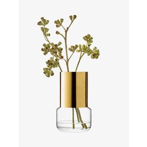 Váza Aurum, zlacená, výška 17 cm - LSA obraz
