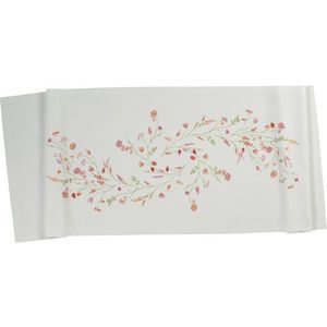 Středový pás Milva 50 x 140 cm, ecru/růžová - Sander obraz