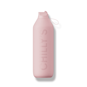 Termoláhev Chilly's Bottles - jemná růžová 1000ml, edice Series 2 Flip obraz