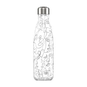 Termoláhev Chilly's Bottles - Line Art Faces 500ml, edice Original obraz