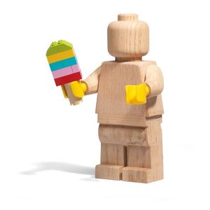 Dřevěná figurka, dubové dřevo - LEGO obraz