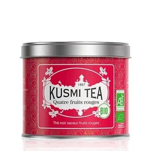 Kusmi Tea Organic Four red fruits plechovka 100g obraz