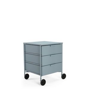 Kancelářský kontejner MOBIL MAT 3 s kolečky, více barev - Kartell Barva: matná modrá obraz