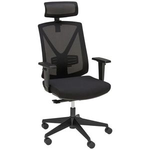 Kancelářská židle černá látka obraz