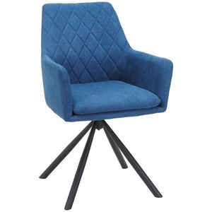Jídelní Židle s područkami Modrá obraz