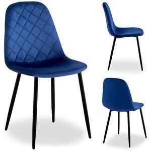 TZB Čalouněná designová židle ForChair III modrá obraz