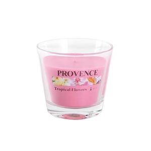 Provence Vonná svíčka ve skle 35 hodin tropické květy obraz