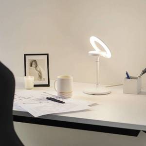 LTS Stolní lampa LED Filigree, otočná, bílá obraz