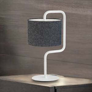Artempo Italia Morfeo - Látková stolní lampa v antracitové barvě obraz