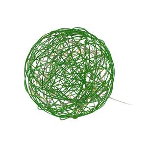 STAR TRADING LED 3D designový míč Galax Fun, Ø 30 cm, zelený obraz