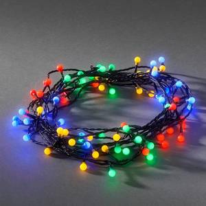 Konstsmide Christmas 80 světelných LED pohádkových světel pro venkovní použití, barevná obraz