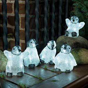 Konstsmide Christmas Sada pěti LED akrylových světelných figurek tučňáčků obraz