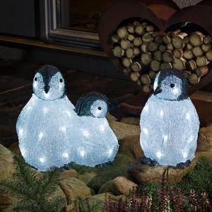 Konstsmide Christmas LED akrylové svítící figurky tučňáků 3 kusy obraz