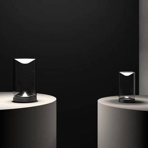 Lumina Stolní lampa Lumina Eva LED s podstavcem 3000K černá Ø18cm obraz