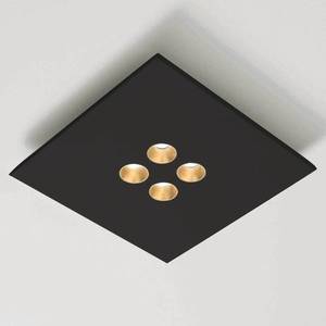 ICONE ICONE Confort - LED stropní svítidlo v elegantní černé barvě obraz
