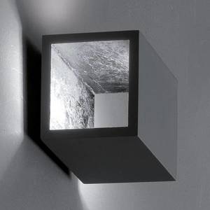 ICONE Nástěnné svítidlo ICONE Cubò LED, 10 W, titan/stříbro obraz