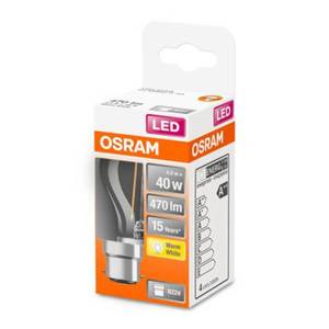 OSRAM Kapková LED žárovka OSRAM B22d 4W 2 700K čirá obraz