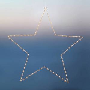 Sirius Dekorativní hvězda LED Liva Star, zlatá, Ø 70 cm obraz