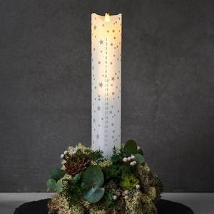 Sirius LED svíčka Sára Kalendář, bílá/romantická, výška 29 cm obraz