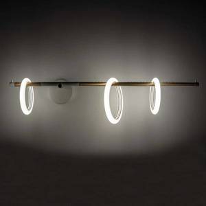 Marchetti Ulaop LED nástěnné svítidlo, tři kruhy, pravé, bílé obraz