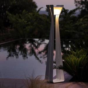 Les Jardins Solární světlo Osmoz LED z hliníku, 175 cm, bílé obraz