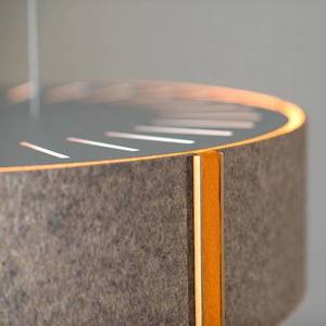 Domus Závěsné svítidlo LED LARAfelt M, Ø43cm, šedá/oranžová obraz