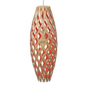 david trubridge david trubridge Hinaki závěsná lampa 50 cm bambusově červená obraz