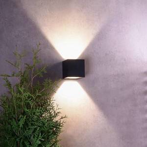 Deko-Light Venkovní nástěnné svítidlo LED Jabbah, tmavě šedé, nahoru/dolů obraz