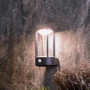 Deko-Light Senzorové venkovní nástěnné svítidlo Albaldah, LED, tmavě šedé obraz