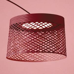 Foscarini Foscarini Twiggy Grid LED oblouková lampa, karmínově červená obraz