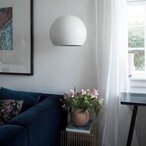 FRANDSEN FRANDSEN Kulová závěsná lampa Ø 40 cm, bílá obraz