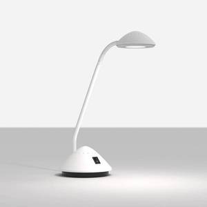 Maul Stolní lampa LED MAULarc s ohebným ramenem, bílá obraz