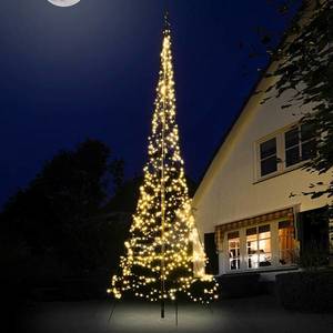 Dekorační vánoční LED stromek, bílá obraz