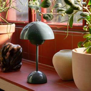 &Tradition &Tradition LED dobíjecí stolní lampa Flowerpot VP9, kamenná modrá obraz