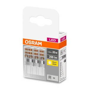 OSRAM OSRAM LED žárovka s paticí G9 1, 9W 2 700K čirá 3 kusy obraz