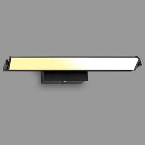 Briloner LED nástěnné svítidlo Udonga, otočné, CCT, stmívatelné, černé obraz
