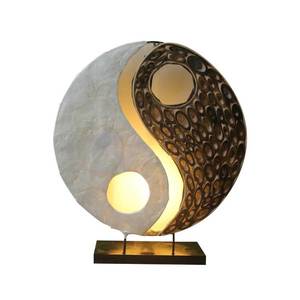 Woru Stolní lampa Ying Yang z přírodních materiálů, 30 cm obraz