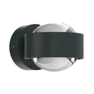 Top Light Puk Mini Wall LED 2x8W čiré čočky, antracit matný obraz