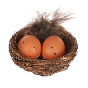 Sada velikonočních vajíček v hnízdě, 4 ks, 5 x 5 x 2 cm obraz
