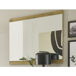 Nástěnné zrcadlo Milan 85x70 cm, dub artisan obraz