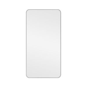 Nástěnné zrcadlo Josie 50x100 cm, stříbrné hranaté obraz