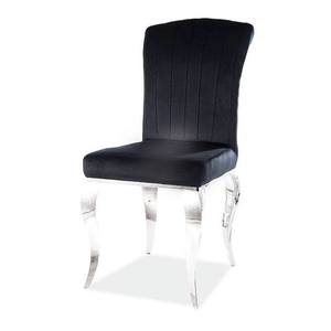 Jídelní židle PRANCI černá/chrom obraz
